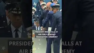 President Biden falls at Air Force Academy graduation ceremony