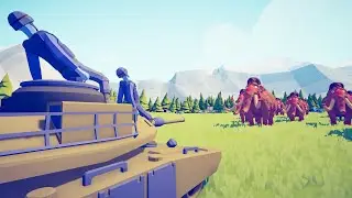 Legacy 10 TANKS vs Army Units - Totally Accurate Battle Simulator