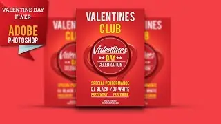 How to make Valentine's day poster | Adobe Photoshop