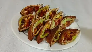 Chicken bread pocket recipe by uroojfatima😊 |chickenbreadpocket|chickenbreadrecipe|super|toprecipe