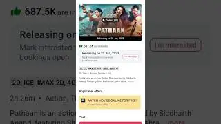 Pathaan ticket sold out!!🎞️ 🎟️