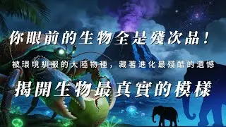 你眼前的生物全是殘次品！島嶼法則揭露的生命真相，200 萬年演化奇蹟，揭開生物最真實的模樣！#島嶼法則 #生物演化 #細思極恐 #自然科學 #人類潛能