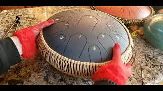 BeatRise 13 Inch 15 Note Steel Tongue Drum Unboxing & Review