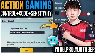 STE ACTION Control Code & Sensitivity Code PMGC 2021 || BGMI/PUBG MOBILE || MASTER Gaming