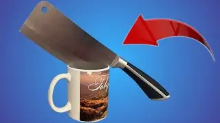 Knife sharpening without special tools &mdash; a simple life hack