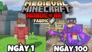 T&oacute;m Tắt 100 Ng&agrave;y Minecraft Thời Trung Cổ Sinh Tồn Si&ecirc;u Kh&oacute; !!