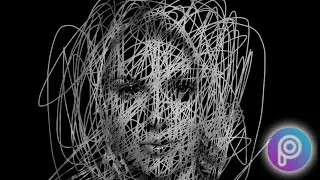 Picsart Scribble Art Effect || Picsart Tutorial || Picsart Photo Editing