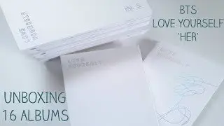 [UNBOXING] BTS (Bangtan Boys) 방탄소년단 Love Yourself 'Her' L.O.V.E. + 12 more albums!