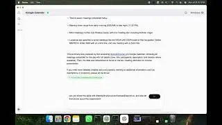 AI Calendar Automation &mdash; Meeting Summary & Email Demo