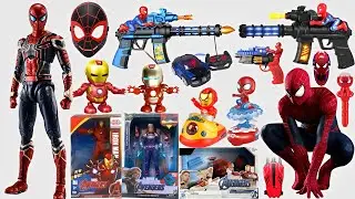 Marvel Spider-Man series unbox,popular Spider-Man action dolls,Spider-Man popular electric toy gun