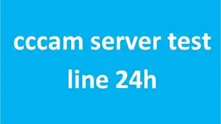 cccam server test line 24h