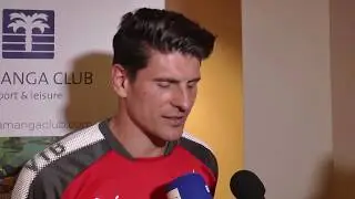 VfB Stuttgart presenting Mario Gomez at La Manga Club (2018, January)