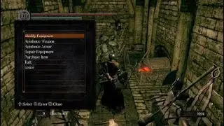 Finding Vamos the blacksmith (from the second bonfire to the third in The Catacombs) DARK SOULS