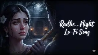 Raat Ke Sannate Mein Radha Krishna 🌙 | Dil Ko Shaant Karne Wala Lofi Bhaja
