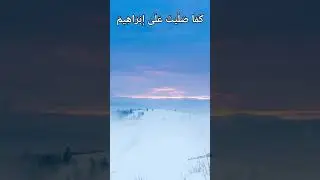 Epic Snowstorm Over Mountains at Sunset (Drone View) ❄️🌄🚁 | Powerful Darood Sharif #daroodsharif
