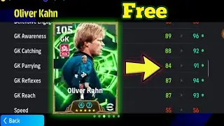Free Festive Season new Epic Oliver Khan 105 Rated Best Training Guide In Efootball 2026 😱✅