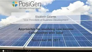 Approaches for Involving Low-Income Communities with Solar (11.30.17)