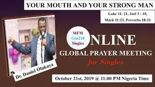 MFM Online Prayer Meeting for Singles, October 2019 | Dr. Daniel Olukoya