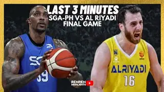 STRONG GROUP VS AL RIYADI LAST 3 MINUTES | 32nd DUBAI INTERNATIONAL BASKETBALL FINALS