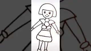 how to draw doll drwing ✍️