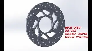 Design of Disc Brake using Solidworks Software (in Tamil)  | BREAK N LEARN | PUDUCHERRY