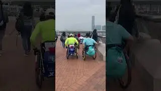 Wheelchair Marathon #standardchartered  #wheelchair  #marathon #hongkong