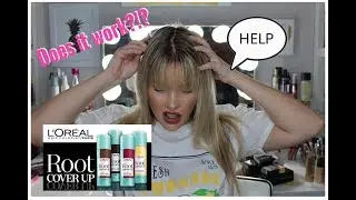 L'Oreal Root Cover Up Spray | Does it Work?!? | Brittany Elizabeth