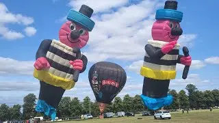 Northampton Balloon Festival 2024 - Saturday PM Tether (4K UHD)