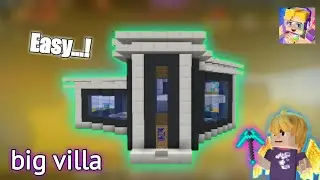 How To Make Simple Big Villa... Tutorial Part = 3 [BlockmanGo:Blockymods]