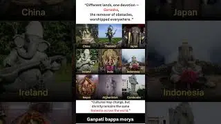 Lord Ganesha Worshipped Across the World | Ganesha in Different Countries #shorts #ganesha