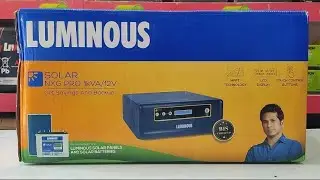 LUMINOUS SOLAR NXG PRO 1KVA-12V | MPPT TECHNOLOGY INVERTER | FEATURES & BENEFITS | REVIEW | UNBOXING