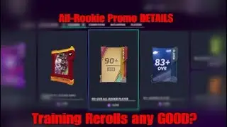 All-Rookie Promo Details | We rolled 516,000 training into the reroll | Are the rerolls any good?