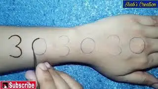 303030 easy arbic mahinde on hands