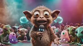 Инопланетный комик высмеивает людей на сцене, часть 2 👽🎤 | Стендап-комедия | Veo3.1 против Sora2