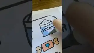 satisfying colouring in ~ sugar bag 🥏