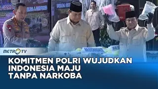 PRESISI POLRI - Komitmen Polri Jalankan Asta Cita: Indonesia Maju Tanpa Narkoba