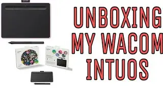 Unboxing my New Wacom Graphics Pad|Intuos|4098 Pen Pressure|A must buy for learners