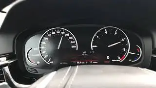 BMW 5 G30 518d 0-100, 0-180 top speed auto