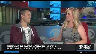 Bboy Vincanity on CBS Los Angeles for #Banksgiving