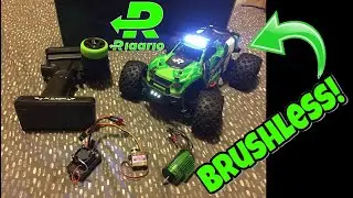 RLAARLO XDKJ-021 1/18 Monster Truck Brushless Conversion