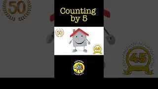 Counting by 5 | Hindi Urdu English Kids Poem | Learn Numbers with Fun Cartoon | 5 का पहाड़ा