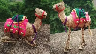 Jute Camel making || Diy Camel craft with Jute || Easy jute handcraft