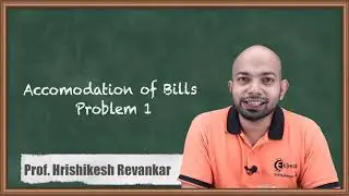 Accommodation of Bills Problem No. 1 - Bills of Exchange - CA CPT Accounts