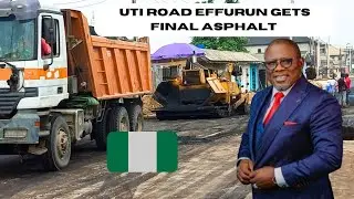 DELTA STATE: UTI ROAD EFFURUN Construction BIGGEST Update