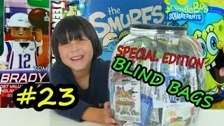 BLIND BAGS WEEKLY 23 - Oyo Sports Tom Brady Action Figure NFL Teeny Mates SpongeBob Minifigures