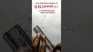 Ex 11.1  Q 5 Class 10th Maths Chapter 11 | कक्षा 10वी गणित अध्याय 11 प्रश्नावली 11.1 प्रश्न 5🖊️