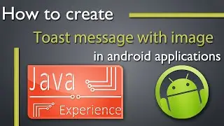 How to create a Toast message With Image