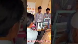 Textile Project fair 2025 #shortvideo #textile #project