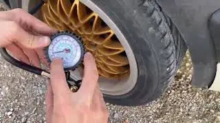 Anykuu Man&oacute;metro de neum&aacute;ticos PSI Manometro Presion Neumaticos Acoplador para Motocicleta, Todo en