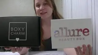 Boxy Charm VS Allure beauty box! Raw review!